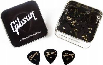Gibson Standard Black MEDIUM APRGG50-74M -Kostki Gitarowe